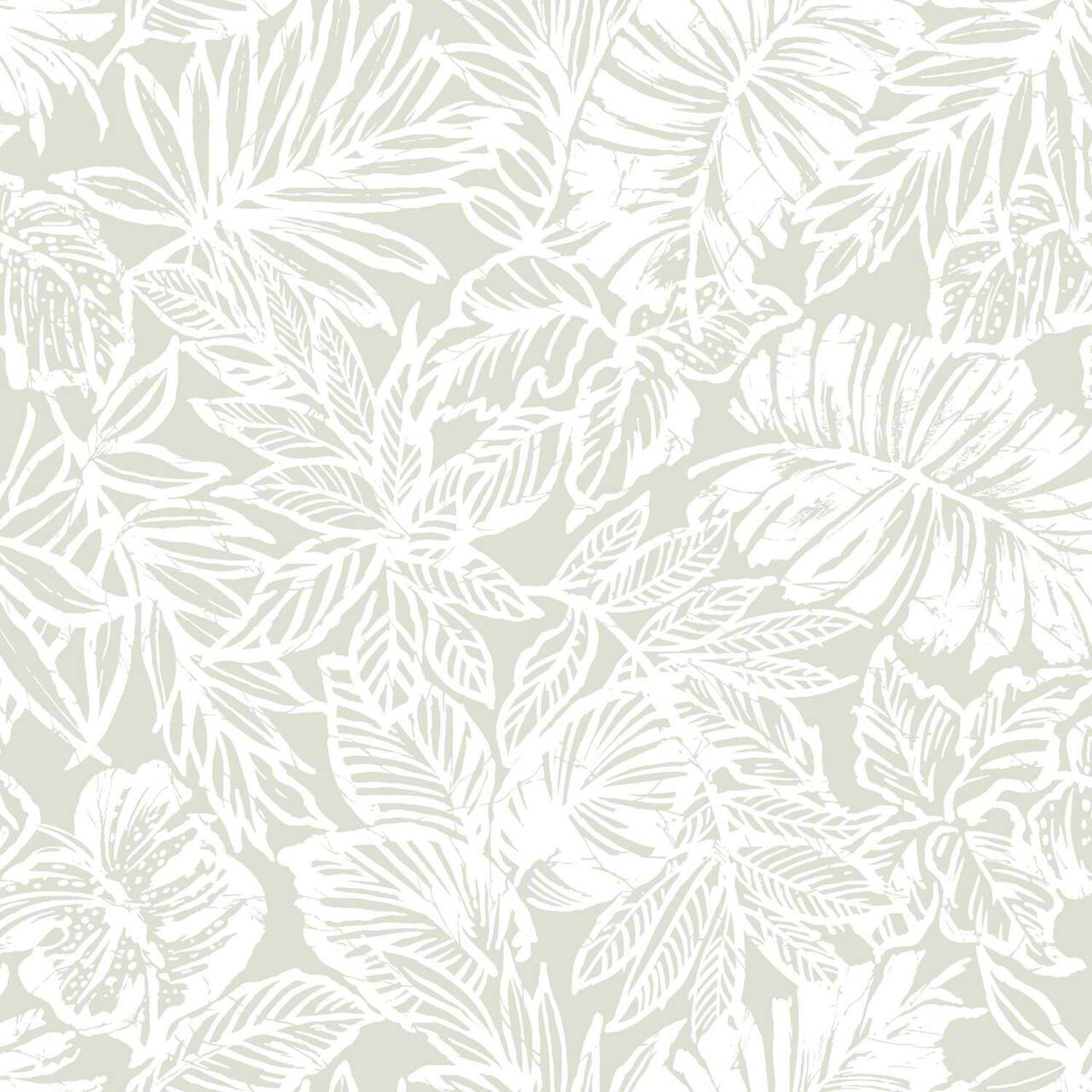 RoomMates Batik Tropical Leaf Peel & Stick Wallpaper